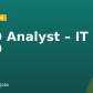 PMO Analyst – IT PMO