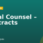 Legal Counsel – Contracts