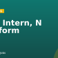 BDR Intern, N Platform