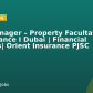 Asst Manager – Property Facultative Reinsurance I Dubai | Financial Services| Orient Insurance PJSC