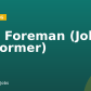 Civil Foreman (Job Performer)