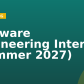 Software Engineering Intern (Summer 2027)