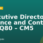 Executive Director – Finance and Control – REQ80 – CM5
