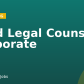 Lead Legal Counsel, Corporate