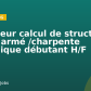 Ingénieur calcul de structure béton armé /charpente métallique débutant H/F