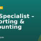 Tax Specialist – Reporting & Accounting