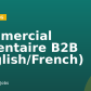 Commercial Sédentaire B2B (English/French)