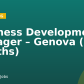 Business Development Manager – Genova (12 months)