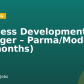 Business Development Manager – Parma/Modena (12 months)