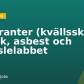 Laboranter (kvällsskift) till lak, asbest och bränslelabbet