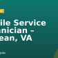 Mobile Service Technician – McLean, VA