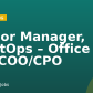 Senior Manager, StratOps – Office of the COO/CPO