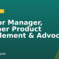 Senior Manager, Partner Product Enablement & Advocacy