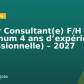 Senior Consultant(e) F/H (minimum 4 ans d’expérience professionnelle) – 2027