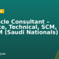 Sr Oracle Consultant – Finance, Technical, SCM, HCM or PPM (Saudi Nationals)