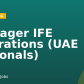 Manager IFE Operations (UAE Nationals)
