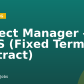 Project Manager – BESS (Fixed Term Contract)