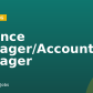 Finance Manager/Accounting Manager