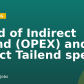 Head of Indirect spend (OPEX) and Direct Tailend spend　