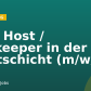 F&B Host / Barkeeper in der Spätschicht (m/w/d)
