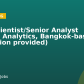 Data Scientist/Senior Analyst (Supply Analytics, Bangkok-based, Relocation provided)