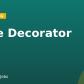 Cake Decorator