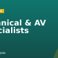 Technical & AV Specialists