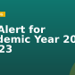 Job Alert for Academic Year 2022 – 2023
