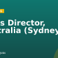 Sales Director, Australia (Sydney)