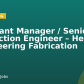 Assistant Manager / Senior Production Engineer – Heavy Engineering Fabrication