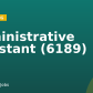 Administrative Assistant (6189)