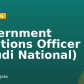 Government Relations Officer (Saudi National)