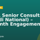 PDPL Senior Consultant (Saudi National) – 4-Month Engagement
