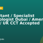 Consultant / Specialist Nephrologist Dubai / American Board / UK CCT Accepted