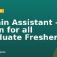 Admin Assistant – Open for all Graduate Freshers