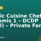 Arabic Cuisine Chef (Commis 1 – DCDP Level) – Private Family