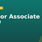 Senior Associate – PMO