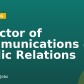 Director of Communications & Public Relations