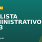 ANALISTA ADMINISTRATIVO JR – 023